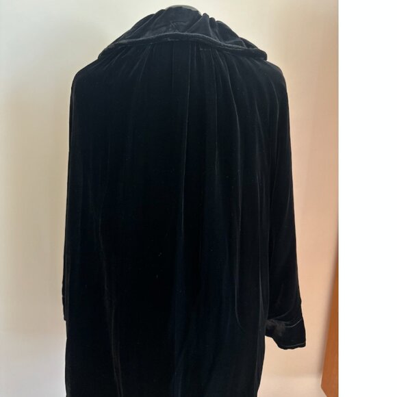 Studio-M Ruched Collar layering-piece soft velvet-feel holiday corpcore XL glam - Picture 7 of 14